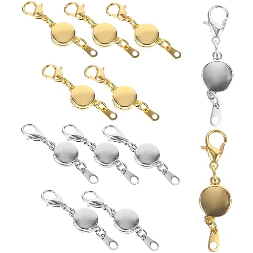 FONDOTIN 12Stücke Magnetische Verschlüsse für Schmuck Robuste Halskettenverschlüsse und Armband Schnallen für DIY Schmuckprojekte und Reparaturen von FONDOTIN