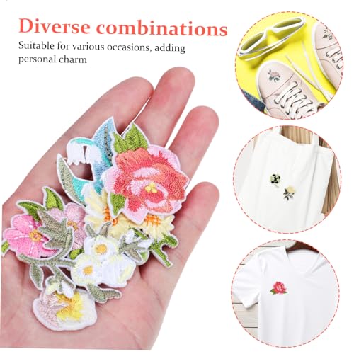 FONDOTIN 14 Stück Teiliges Blumen Aufbügel Patches Gestickte Kleidung Applikationen Vielseitig für Jeans Jacken Taschen DIY Verzierungen FONDOTIN 14 Stück Teiliges Blumen Aufbügel Patches Gestickte Kleidung Applikationen Vielseitig für Jeans Jacken Taschen DIY Verzierungen von FONDOTIN