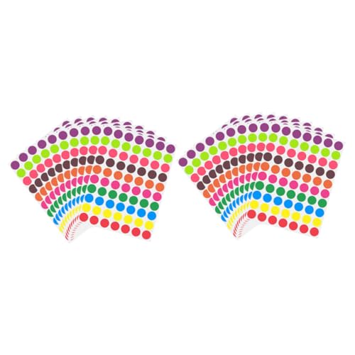 FONDOTIN 1400 Stück Bunte Selbstklebende Klebepunkte Runde Etiketten Aufkleber Farbcodierung für Büro Schule Kalender und Haushaltsorganisation FONDOTIN 1400 Stück Bunte Selbstklebende Klebepunkte Runde Etiketten Aufkleber Farbcodierung für Büro Schule Kalender und Haushaltsorganisation von FONDOTIN