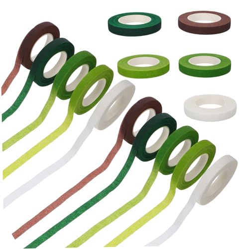 FONDOTIN 15 Stück Teiliges Floristenband Farbiges Klebeband für Blumenarrangements Vielseitig Einsetzbar für DIY Deko Flexibles Selbstklebendes Floraltape für Sträuße Hochzeiten Kreative FONDOTIN 15 Stück Teiliges Floristenband Farbiges Klebeband für Blumenarrangements Vielseitig Einsetzbar für DIY Deko Flexibles Selbstklebendes Floraltape für Sträuße Hochzeiten Kreative von FONDOTIN