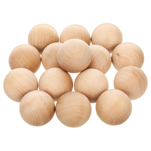FONDOTIN 15 Stück Teiliges Massive Holz kugeln Naturbelassene Glatte DIY Bastel kugeln aus Vollholz Vielseitig Bemalbar für Kreative Dekoration und Heimgestaltung FONDOTIN 15 Stück Teiliges Massive Holz kugeln Naturbelassene Glatte DIY Bastel kugeln aus Vollholz Vielseitig Bemalbar für Kreative Dekoration und Heimgestaltung von FONDOTIN