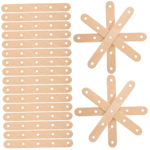 FONDOTIN 150 Stück DIY Holzsticks mit Löchern Unbehandelte Eisstiele aus Holz Vielseitige Bastelmaterialien für Erwachsene Robust für Kreative DIY Projekte FONDOTIN 150 Stück DIY Holzsticks mit Löchern Unbehandelte Eisstiele aus Holz Vielseitige Bastelmaterialien für Erwachsene Robust für Kreative DIY Projekte von FONDOTIN