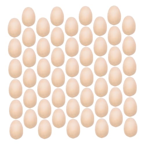 FONDOTIN 150 Stück Unbehandelte Holz Eier für DIY Bastelprojekte Künstliche Holzeier für Ostern und Dekoration Glatte Oberfläche zum Bemalen und Gestalten für Kreative Bastelarbeiten und FONDOTIN 150 Stück Unbehandelte Holz Eier für DIY Bastelprojekte Künstliche Holzeier für Ostern und Dekoration Glatte Oberfläche zum Bemalen und Gestalten für Kreative Bastelarbeiten und von FONDOTIN