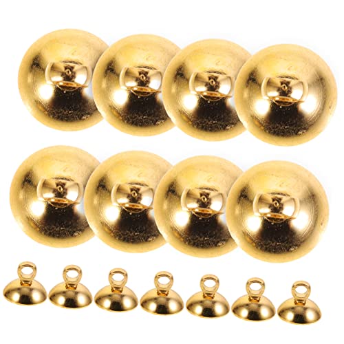 FONDOTIN 15Stücke Glaskugel Kappen DIY Schmuck Zubehör für Anhänger Dekorative Caps für Ohrringe Armbänder und Schlüsselanhänger von FONDOTIN