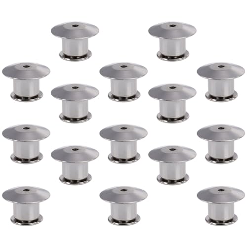 FONDOTIN 15Stücke Teiliges Professioneller Pin Tack Keeper mit Rücksperre Langlebige Legierungsverschlüsse für Abzeichen Schmuckherstellung und DIY Projekte Praktisch FONDOTIN 15Stücke Teiliges Professioneller Pin Tack Keeper mit Rücksperre Langlebige Legierungsverschlüsse für Abzeichen Schmuckherstellung und DIY Projekte Praktisch von FONDOTIN
