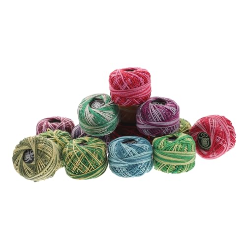 FONDOTIN 16 Rollen Teiliges Stickgarn Set Bunte Baumwoll Stickfäden Umweltfreundlich Langlebig für Kreuzstich DIY Handarbeiten und Bastelprojekte Geeignet für Anfänger und Kreative von FONDOTIN