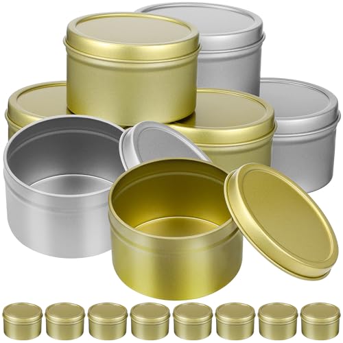 FONDOTIN 16 Stück Teiliges Kerzendosen mit Schraubdeckeln Kleine Teedosen Luftdichte Blechdosen mit Rostschutzbehandelter Oberfläche für Sichere Aufbewahrung und Einfache Reinigung FONDOTIN 16 Stück Teiliges Kerzendosen mit Schraubdeckeln Kleine Teedosen Luftdichte Blechdosen mit Rostschutzbehandelter Oberfläche für Sichere Aufbewahrung und Einfache Reinigung von FONDOTIN
