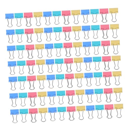 FONDOTIN 180 Stück Bunte Büroklammern Mini Foldback Clips Farbenfrohe Metallklammern für Büro Schule Scrapbooking Organisation Vielseitig Einsetzbar Langlebig Rutschfest FONDOTIN 180 Stück Bunte Büroklammern Mini Foldback Clips Farbenfrohe Metallklammern für Büro Schule Scrapbooking Organisation Vielseitig Einsetzbar Langlebig Rutschfest von FONDOTIN