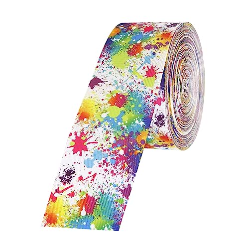 FONDOTIN 1Rolle Dekoratives Band Druckmuster für DIY Geschenkverpackungen Multifunktionales Verpackungsband für Partys und Kunsthandwerk von FONDOTIN
