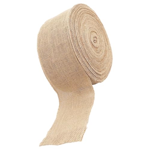 FONDOTIN 1Rolle Juteband Breit für DIY Bastelprojekte und Partydekoration Langlebig und Geschenkverpackungen FONDOTIN 1Rolle Juteband Breit für DIY Bastelprojekte und Partydekoration Langlebig und Geschenkverpackungen von FONDOTIN