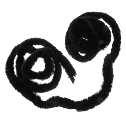 FONDOTIN 1Rolle Kunstfell Bandbesatz für DIY Projekte Breit Vielseitig Einsetzbar für Weihnachtskostüme Taschen und Kleidung Langlebig und Reißfest für Festliche von FONDOTIN