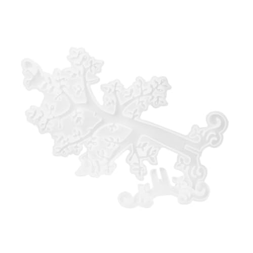 FONDOTIN 1Satz Ohrringhalter Silikonform für Schmuck Organizer Baumform Kristall Epoxidharz Gießform DIY Schmuck Bastelbedarf nicht Klebrig Einfach zu Trennen Langlebig und Wiederverwendbar von FONDOTIN