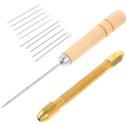 FONDOTIN 1Satz Puppenhaar Rerooting Teiliges DIY Puppenhaarwurzel und Friseurwerkzeug mit Holzgriff und Nadeln für Puppenliebhaber und Bastler FONDOTIN 1Satz Puppenhaar Rerooting Teiliges DIY Puppenhaarwurzel und Friseurwerkzeug mit Holzgriff und Nadeln für Puppenliebhaber und Bastler von FONDOTIN