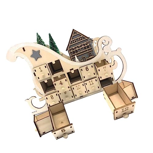 FONDOTIN 1pc 24 Weihnachtskalender Aus Holz Spottschrift Dekorationen Weihnachtskalender Dekoration Saisonal Adventskalender Kiefer Weihnachten Khaki Hölzern FONDOTIN 1pc 24 Weihnachtskalender Aus Holz Spottschrift Dekorationen Weihnachtskalender Dekoration Saisonal Adventskalender Kiefer Weihnachten Khaki Hölzern von FONDOTIN