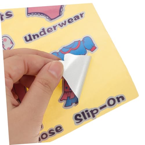 FONDOTIN 2 Blätter Aufkleber für Kleiderschrank Kleidung Sortieretiketten mit Bild und Text Leicht Abziehbar ohne Rückstände für Jungen Mädchen Schlafzimmer und Aufbewahrung FONDOTIN 2 Blätter Aufkleber für Kleiderschrank Kleidung Sortieretiketten mit Bild und Text Leicht Abziehbar ohne Rückstände für Jungen Mädchen Schlafzimmer und Aufbewahrung von FONDOTIN