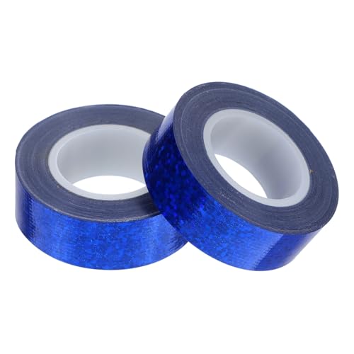 FONDOTIN 2 Rollen Holografisches Stark Haftendes Klebeband Vielseitiges Reißfestes Abdeckband für Teppichreparatur Innen und Außenbereich Selbstklebend Leicht Abreißbar Blau FONDOTIN 2 Rollen Holografisches Stark Haftendes Klebeband Vielseitiges Reißfestes Abdeckband für Teppichreparatur Innen und Außenbereich Selbstklebend Leicht Abreißbar Blau von FONDOTIN