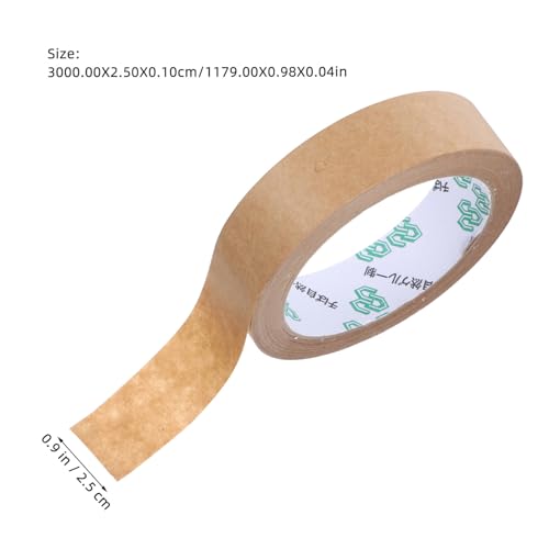 FONDOTIN 2 Rollen Selbstklebendes Beschreibbares Kraftpapier packband Starkes DIY Versandklebeband für Pakete Umweltfreundliches Vielseitiges Klebeband für Umzugskartons und Verpackungen FONDOTIN 2 Rollen Selbstklebendes Beschreibbares Kraftpapier packband Starkes DIY Versandklebeband für Pakete Umweltfreundliches Vielseitiges Klebeband für Umzugskartons und Verpackungen von FONDOTIN