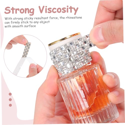 FONDOTIN 2rollen Selbstklebendes Strassband Strassbesatz Glitzernde Strassstreifen Für Basteln Kleidung Ornamente Diy Projekte Bling Perlen FONDOTIN 2rollen Selbstklebendes Strassband Strassbesatz Glitzernde Strassstreifen Für Basteln Kleidung Ornamente Diy Projekte Bling Perlen von FONDOTIN