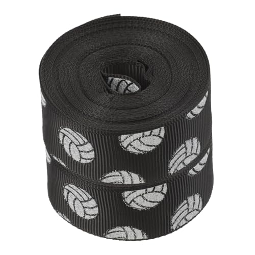FONDOTIN 2 Rolls Volleyballband Polyester Bogenband Dekorative Sportband DIY Bastelmittel Für DIY Bastelhaarbögen Verpackung von FONDOTIN