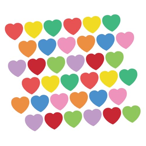 FONDOTIN 2 Sätze Herzformen Papierschablonen für Valentinstag Bastelsets für Kreative Projekte Klassenzimmerdekorationen und Festliche Aktivitäten Farben FONDOTIN 2 Sätze Herzformen Papierschablonen für Valentinstag Bastelsets für Kreative Projekte Klassenzimmerdekorationen und Festliche Aktivitäten Farben von FONDOTIN