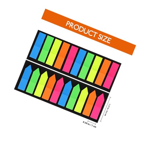 FONDOTIN 2 Sätze Pet Haftmarker Selbstklebende Index Tabs in Leuchtenden Farben Beschreibbare Seitenmarker für Bücher Notizen Dokumente Praktische Klebemarker zum Annotieren und FONDOTIN 2 Sätze Pet Haftmarker Selbstklebende Index Tabs in Leuchtenden Farben Beschreibbare Seitenmarker für Bücher Notizen Dokumente Praktische Klebemarker zum Annotieren und von FONDOTIN