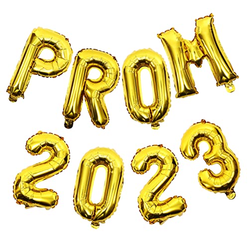 FONDOTIN 2 Sätze Prom Folienballons Graduation Party Dekoration Luftballons für Abschlussfeier Innen und Außen Fotorequisite und Festliche Raumgestaltung von FONDOTIN