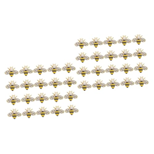 FONDOTIN 2 Sätze Teiliges Bienenform Nagelcharms Aus Legierung Nagelkunst Dekorationen Für Diy Maniküre Für Kreative Nagelgestaltungen Und Mehr 20 Stück * 2 von FONDOTIN