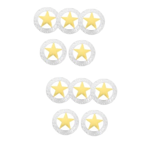 FONDOTIN 2 Sätze Teiliges Metallknöpfe Sternform Fünfzackige Diy Nähknöpfe Dekorativ Für Leder Taschen Kleidung Gürtel Hüte 5 Stück * 2 FONDOTIN 2 Sätze Teiliges Metallknöpfe Sternform Fünfzackige Diy Nähknöpfe Dekorativ Für Leder Taschen Kleidung Gürtel Hüte 5 Stück * 2 von FONDOTIN