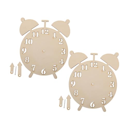FONDOTIN 2 Sets Montessori Uhren Lernspielzeug DIY Holz Frühe Bildung Uhren Für Vorschul Mathematik Spielzeug Klassenzimmer Lernspielzeug FONDOTIN 2 Sets Montessori Uhren Lernspielzeug DIY Holz Frühe Bildung Uhren Für Vorschul Mathematik Spielzeug Klassenzimmer Lernspielzeug von FONDOTIN