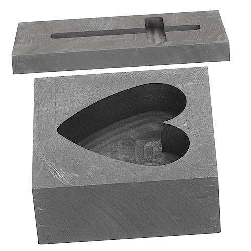 FONDOTIN 2 Stck Graphit Gussform Herzform Kreuzform DIY Gussformen für Gold Silber Kupfer Hochdichtes Graphitmaterial für Schmuckherstellung und Bastelprojekte FONDOTIN 2 Stck Graphit Gussform Herzform Kreuzform DIY Gussformen für Gold Silber Kupfer Hochdichtes Graphitmaterial für Schmuckherstellung und Bastelprojekte von FONDOTIN