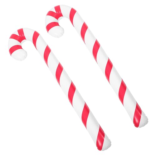FONDOTIN 2 Stück Aufblasbare Weihnachtszuckerstangen Ballons Rot Weiß Wiederverwendbare Partydeko für Weihnachten Geburtstag Feier Innen und Außen Festliche Weihnachtsdekoration FONDOTIN 2 Stück Aufblasbare Weihnachtszuckerstangen Ballons Rot Weiß Wiederverwendbare Partydeko für Weihnachten Geburtstag Feier Innen und Außen Festliche Weihnachtsdekoration von FONDOTIN