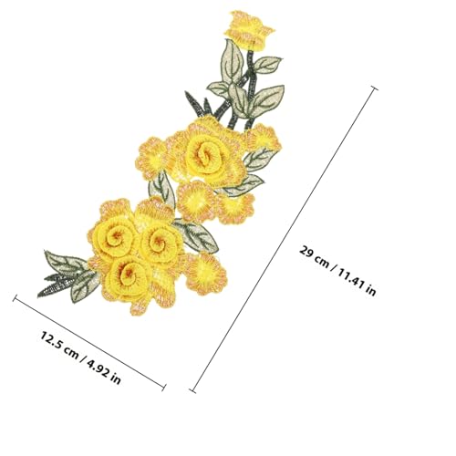 FONDOTIN 2 Stück Bestickte Blumen Applikationen Stickerei Patches zum Aufnähen und Reparieren von Kleidung Taschen Hüten DIY Textil Aufbügler für Individuelle Stoffgestaltung FONDOTIN 2 Stück Bestickte Blumen Applikationen Stickerei Patches zum Aufnähen und Reparieren von Kleidung Taschen Hüten DIY Textil Aufbügler für Individuelle Stoffgestaltung von FONDOTIN