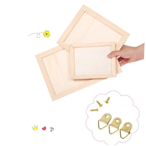 FONDOTIN 2 Stück Blanker Holz Bilderrahmen Große Malrahmen DIY Wanddeko Bemalbarer Holzrahmen für Kinderzeichnungen Bastelrahmen für Kreative Kunstprojekte und Geschenke FONDOTIN 2 Stück Blanker Holz Bilderrahmen Große Malrahmen DIY Wanddeko Bemalbarer Holzrahmen für Kinderzeichnungen Bastelrahmen für Kreative Kunstprojekte und Geschenke von FONDOTIN
