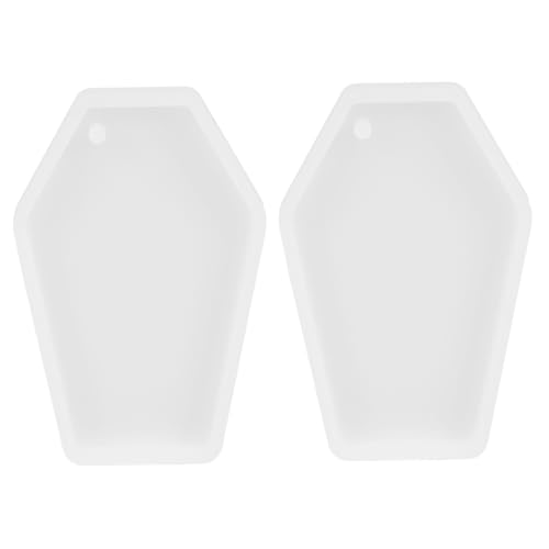 FONDOTIN 2 Stück Coffin Anhänger Formen Epoxidharz Gießform Schlüsselanhänger Silikonform DIY Schmuck Zubehör Glatt Innen für Kreative Bastelarbeiten FONDOTIN 2 Stück Coffin Anhänger Formen Epoxidharz Gießform Schlüsselanhänger Silikonform DIY Schmuck Zubehör Glatt Innen für Kreative Bastelarbeiten von FONDOTIN
