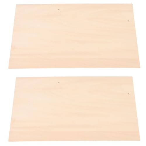 FONDOTIN 2 Stück Druckholzplatten, Glatte Und Flache Oberfläche Für Präzise Gravuren Für Heimwerker- Und Professionelle Kunstprojekte, Tragbare Druckplatten (a3) von FONDOTIN