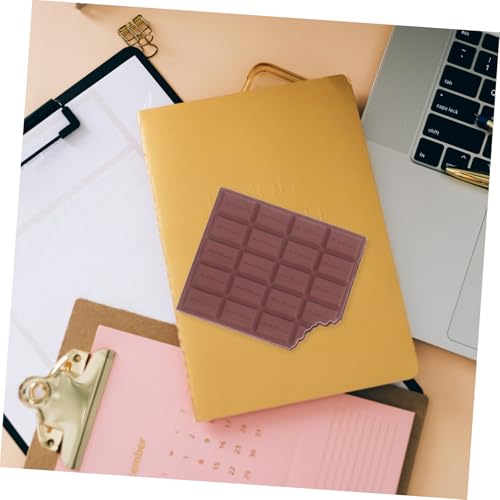 FONDOTIN 2 Stück Duftende Schokoladentafel Haftnotizen Kreative Büro Schreibwaren für Schule Zuhause Notizen Memo Pads Multi Form von FONDOTIN