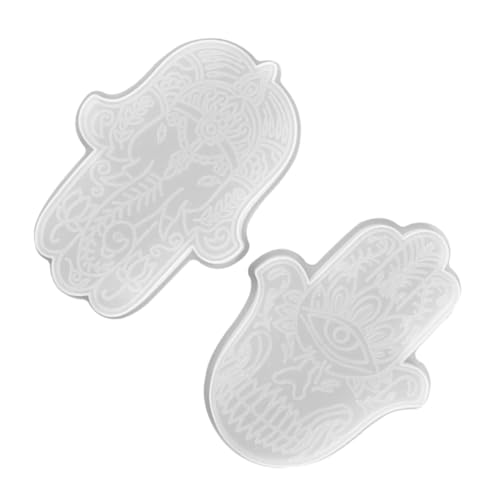 FONDOTIN 2 Stück Hand Silikonform für DIY Bastelarbeiten Flexible Wiederverwendbare Epoxidharz Gießform Kompatibel mit UV Harz Polymer Clay und Seife Retro Muster FONDOTIN 2 Stück Hand Silikonform für DIY Bastelarbeiten Flexible Wiederverwendbare Epoxidharz Gießform Kompatibel mit UV Harz Polymer Clay und Seife Retro Muster von FONDOTIN