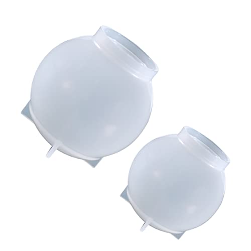 FONDOTIN 2 Stück Kristallkugel Silikonform Diy Harz Gießform für Resin Casting für Kreative Bastelprojekte und Dekorationen von FONDOTIN