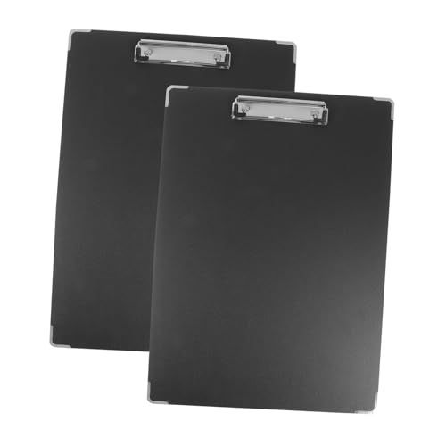 FONDOTIN 2 Stück Kunststoff Sketch Clipboard Wasserdichte Zeichenplatte mit Abgerundeten Kanten Eckenschutz Glatte Oberfläche für Studenten zum Zeichnen und Schreiben von FONDOTIN