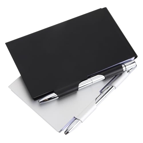 FONDOTIN 2 Stück Metallisches Nachfüllbares Pocket Notepad mit Stift Kleines Tragbares Notizbuch für Einfache Notizen Hochwertiges Papier Verhindert Durchdrücken für Büro und Unterwegs FONDOTIN 2 Stück Metallisches Nachfüllbares Pocket Notepad mit Stift Kleines Tragbares Notizbuch für Einfache Notizen Hochwertiges Papier Verhindert Durchdrücken für Büro und Unterwegs von FONDOTIN