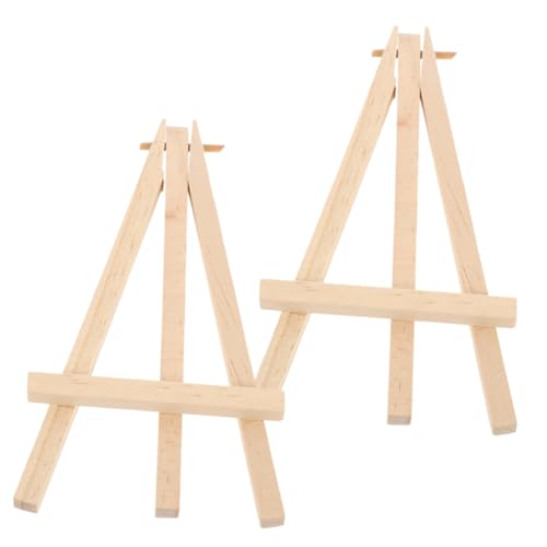 FONDOTIN 2 Stück Mini Holz Staffelei Verstellbarer Dreibein Display Ständer Stabile Tischstaffelei für Karten und Kleine Bilder Vielseitig Einsetzbar für Zuhause Büro Kunst und FONDOTIN 2 Stück Mini Holz Staffelei Verstellbarer Dreibein Display Ständer Stabile Tischstaffelei für Karten und Kleine Bilder Vielseitig Einsetzbar für Zuhause Büro Kunst und von FONDOTIN