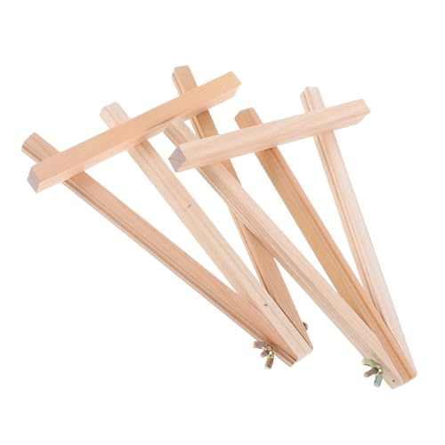 FONDOTIN 2 Stück Mini Staffelei aus Massivem Holz Dreieck ständer Leichter Mini malhalter für Tisch Vielseitig als Präsentationsrahmen und Bildhalter Geeignet FONDOTIN 2 Stück Mini Staffelei aus Massivem Holz Dreieck ständer Leichter Mini malhalter für Tisch Vielseitig als Präsentationsrahmen und Bildhalter Geeignet von FONDOTIN