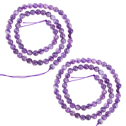 FONDOTIN 2 Stück Natürliche Amethyst Perlen Lose Edelstein Schmuckherstellung DIY Armbänder Halsketten Ca Lila Handgefertigte Traumperlen für Basteln und Dekoration FONDOTIN 2 Stück Natürliche Amethyst Perlen Lose Edelstein Schmuckherstellung DIY Armbänder Halsketten Ca Lila Handgefertigte Traumperlen für Basteln und Dekoration von FONDOTIN