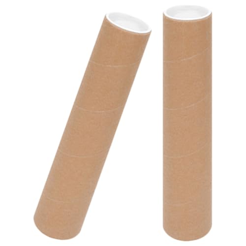 FONDOTIN 2 Stück Schwere Versandhülse mit Endkappen Robuste Papierrolle für Dokumenten Kunstdruckversand Biegeschutz Sicherer Transport von Kunstwerken und Papieren FONDOTIN 2 Stück Schwere Versandhülse mit Endkappen Robuste Papierrolle für Dokumenten Kunstdruckversand Biegeschutz Sicherer Transport von Kunstwerken und Papieren von FONDOTIN