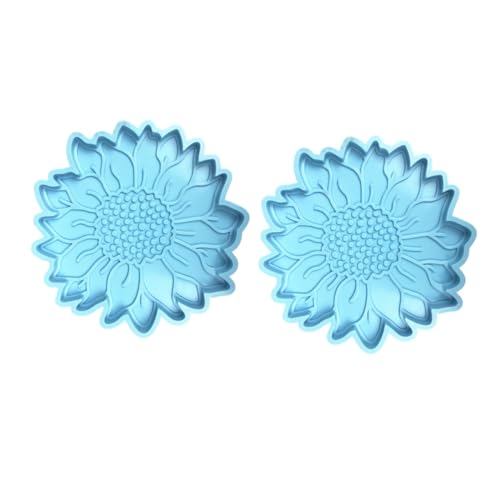 FONDOTIN 2 Stück Silikonform Sonnenblume Untersetzer Gießform für DIY Epoxidharz Kristall Harz Basteln Flexible Langlebige Silikonuntersetzer Formen für Kreative Handwerksprojekte FONDOTIN 2 Stück Silikonform Sonnenblume Untersetzer Gießform für DIY Epoxidharz Kristall Harz Basteln Flexible Langlebige Silikonuntersetzer Formen für Kreative Handwerksprojekte von FONDOTIN