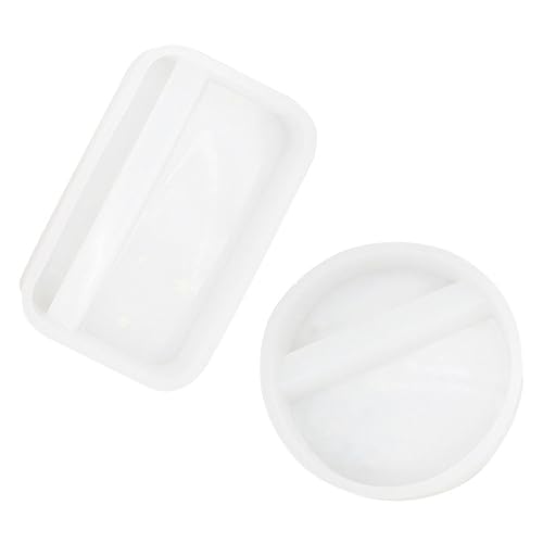 FONDOTIN 2 Stück Silikonform für Handyhalter DIY Molds für Kreative Telefonaufbewahrung Wiederverwendbar Einfach zu Reinigen für Epoxidharz Designs und von FONDOTIN