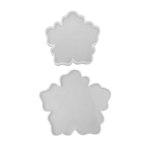 FONDOTIN 2 Stück Silikonform für Untersetzer Blütenform Silikon Gießform für DIY Epoxidharz Langlebig Leicht zu Reinigen Geeignet für Kreative Handarbeit und Individuelle Gestaltung von FONDOTIN 2 Stück Silikonform für Untersetzer Blütenform Silikon Gießform für DIY Epoxidharz Langlebig Leicht zu Reinigen Geeignet für Kreative Handarbeit und Individuelle Gestaltung von von FONDOTIN