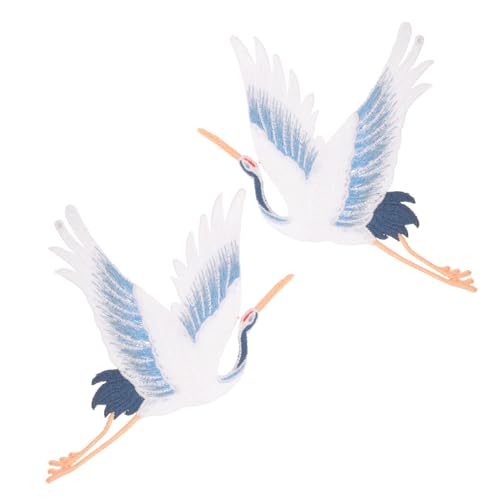 FONDOTIN 2 Stück Teiliges Bestickter Vogel Aufnäher zum Aufnähen Stickerei Applikation Langlebig und Hautfreundlich für Kleidung Jeans Taschen und DIY Textildekoration FONDOTIN 2 Stück Teiliges Bestickter Vogel Aufnäher zum Aufnähen Stickerei Applikation Langlebig und Hautfreundlich für Kleidung Jeans Taschen und DIY Textildekoration von FONDOTIN