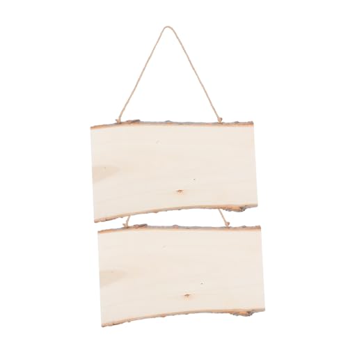 FONDOTIN 2 Stück Teiliges Hängendes Holzbrett Blankes DIY Bastelboard mit Glatter Oberfläche Kinderfreundlich für Malen Zeichnen Basteln Robustem Juteseil Vielseitig für Wanddeko und FONDOTIN 2 Stück Teiliges Hängendes Holzbrett Blankes DIY Bastelboard mit Glatter Oberfläche Kinderfreundlich für Malen Zeichnen Basteln Robustem Juteseil Vielseitig für Wanddeko und von FONDOTIN