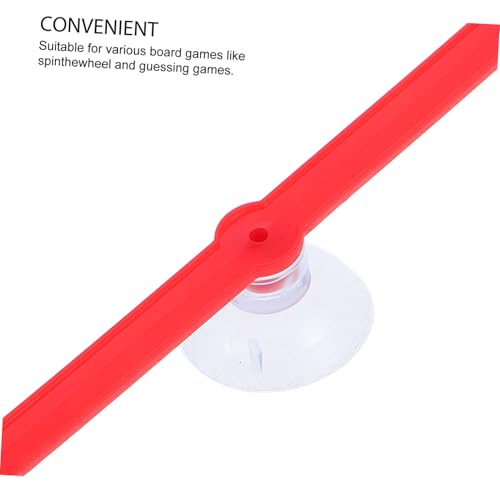 FONDOTIN 2 Stück Teiliges Saugnapf Spinner aus Kunststoff Drehbarer Zeiger für DIY brettspiele Unterricht und Partyspiele Einfache Montage Vielseitiges Spielzubehör für Soziale Anlässe von FONDOTIN